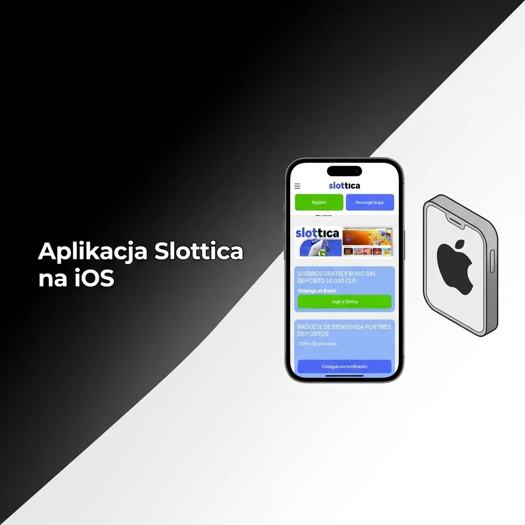 Aplikacja Slottica na iOS dostępna w App Store dla iPhone i iPad z systemem iOS 12.0 lub nowszym