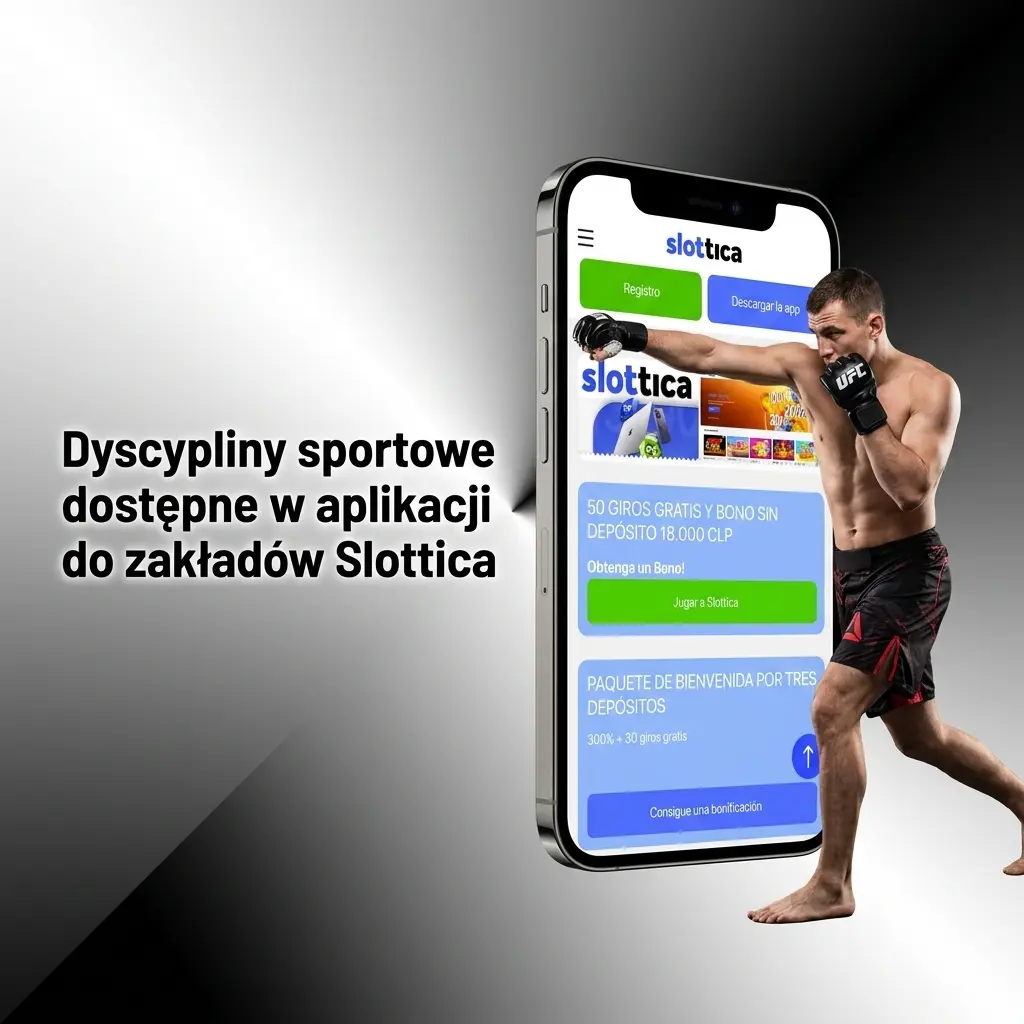 Dyscypliny sportowe w aplikacji Slottica: piłka nożna, tenis, koszykówka, esport i inne