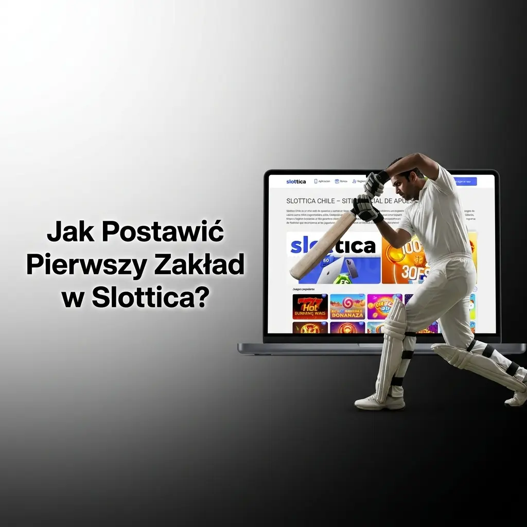Kroki stawiania pierwszego zakładu w Slottica: rejestracja, wpłata i wybór dyscypliny sportowej