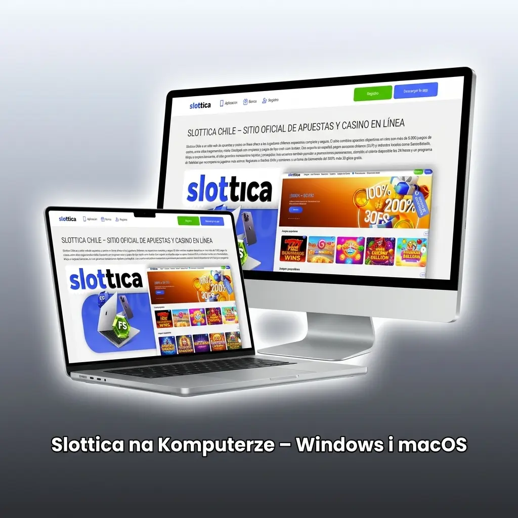 Slottica na komputerze – dostęp przez przeglądarkę Chrome, Firefox, Safari i Edge na Windows i macOS
