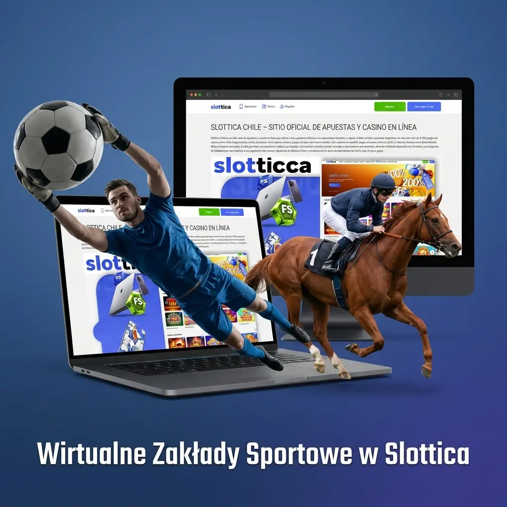 Wirtualne zakłady sportowe Slottica – piłka nożna, wyścigi konne, psy i kolarstwo