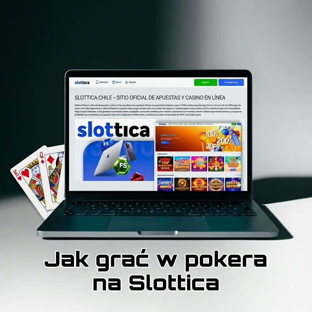 Instrukcja gry w pokera na Slottica: rejestracja konta, wpłata środków i wybór gry, np. Texas Hold'em lub Video Poker.