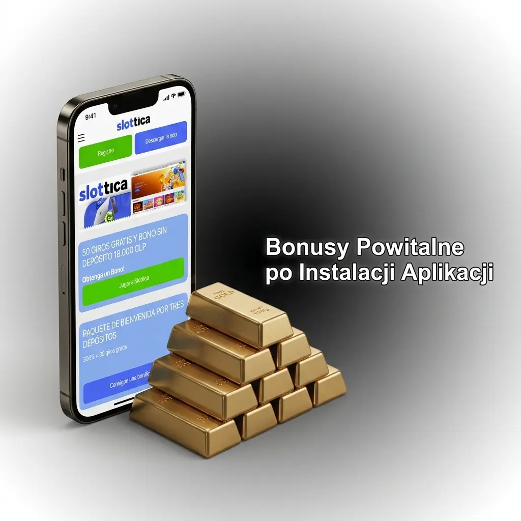 Bonus powitalny Slottica po instalacji aplikacji na iPhone – trzy wpłaty, wager x45, Max Grand 3500 PLN