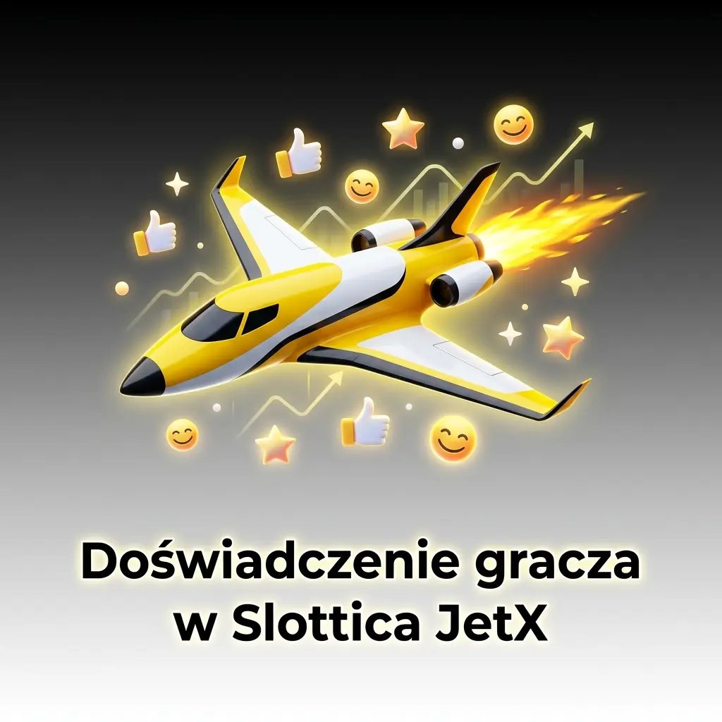 Prosty interfejs Slottica JetX z wykresem lotu, przyciskami Bet i Cash Out oraz panelem historii wyników rund.