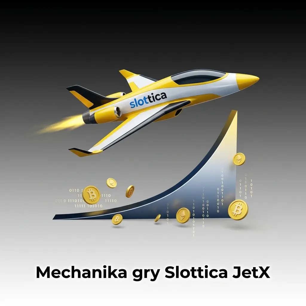 Mechanika gry Slottica JetX – rosnący mnożnik, wypłata przed eksplozją samolotu w grze crash